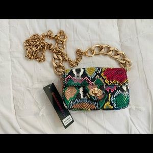 Like Dreams multicolor animal print mini purse